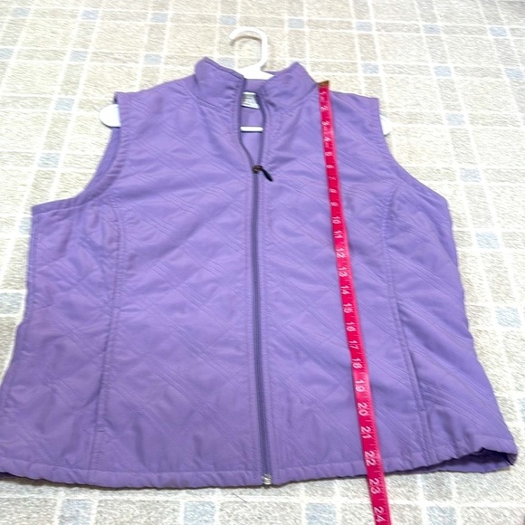 Vintage Columbia Purple Quilted Vest Size L - Picture 6 of 7